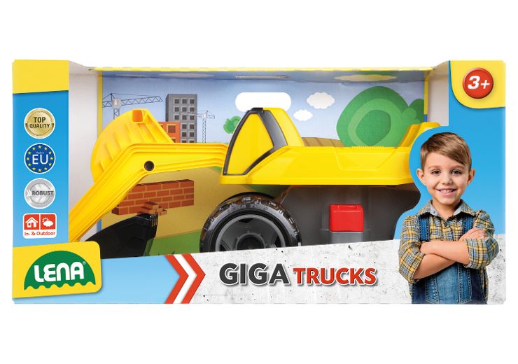 LENA 02144 GIGA Ride on gravemaskine, 68cm