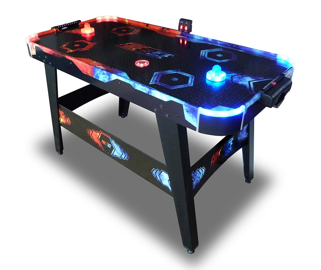 Airhockey  -  Fire vs. Ice (med rigtig luft)