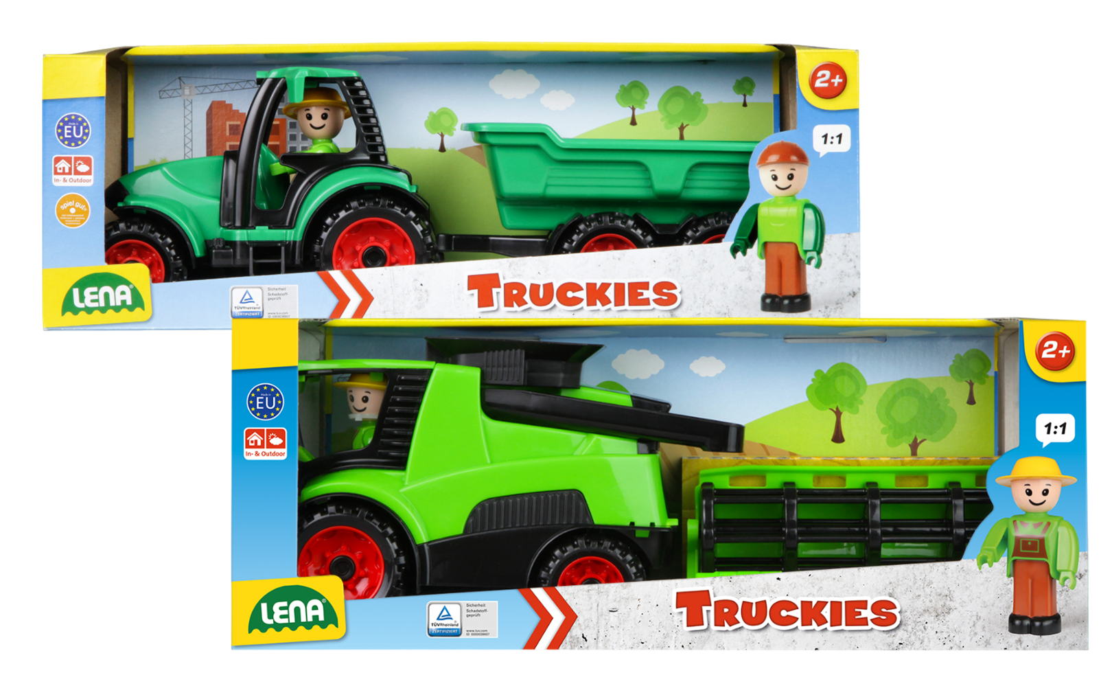 LENA TRUCKIES FARM 28-36cm, 2 ass.