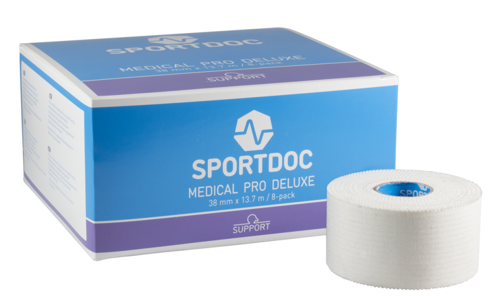 Sportstape Pro deluxe  38mm 8 Stk. kr.31,25 per Stk.