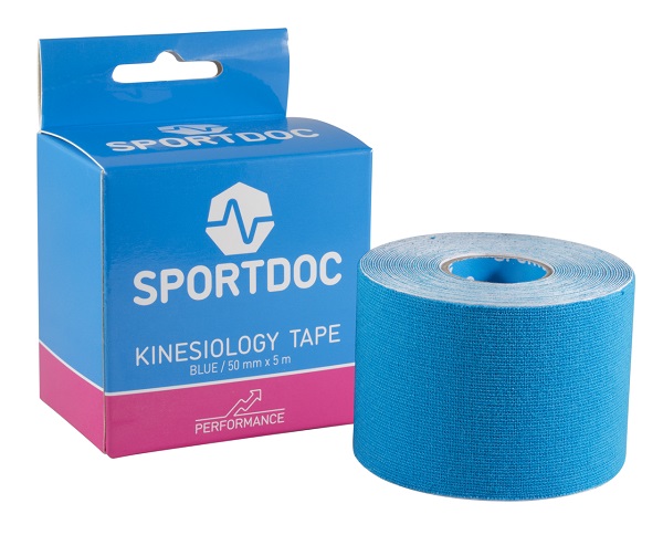 Kinesiologi tape fra SportDoc Blå