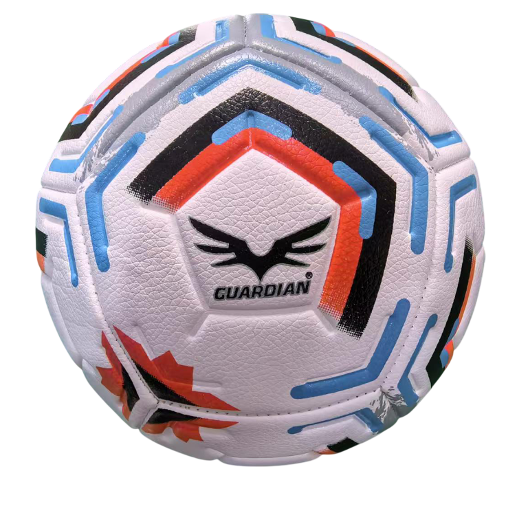 GUARDIAN Airflow/Embosset fodbold str. 4 - blå/sort/orange